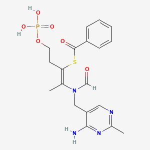benfotiamin etkin maddesinin kimyasal yapı formülü (benfotiamine)