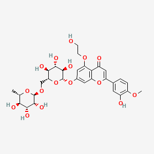 hidrosmin etkin maddesinin kimyasal yapı formülü (hidrosmin)