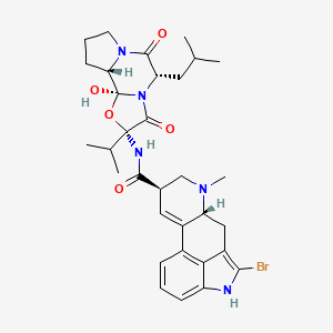 bromokriptin etkin maddesinin kimyasal yapı formülü (bromocriptin)