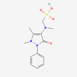 metamizol sodyum etkin maddesinin kimyasal yapı formülü (metamizol)