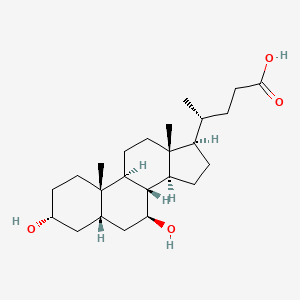 ursodeoksikolik asit, kenodeoksikolik asit etkin maddesinin kimyasal yapı formülü (ursodeoxycholic acid)