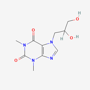 diprofillin etkin maddesinin kimyasal yapı formülü (diprofillin)
