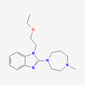 emedastin etkin maddesinin kimyasal yapı formülü (emedastine)