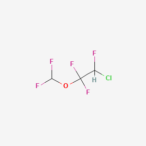 enflurane etkin maddesinin kimyasal yapı formülü (enflurane)