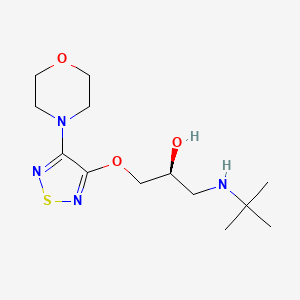 timolol + brinzolamid etkin maddesinin kimyasal yapı formülü (timolol)