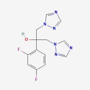 fluconazole etkin maddesinin kimyasal yapı formülü (fluconazole)