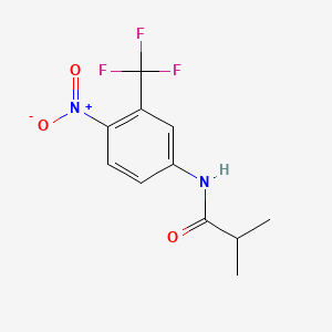 flutamid etkin maddesinin kimyasal yapı formülü (flutamide)