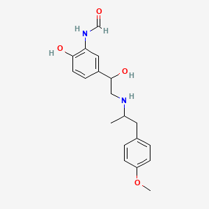 formoterol + flutikazon etkin maddesinin kimyasal yapı formülü (formoterol)