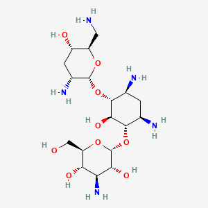 tobramisin etkin maddesinin kimyasal yapı formülü (tobramycin)