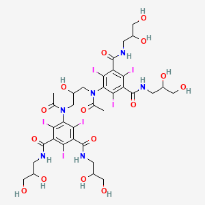 iodiksanol etkin maddesinin kimyasal yapı formülü (iodixanol)