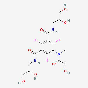 iomeprol etkin maddesinin kimyasal yapı formülü (iomeprol)