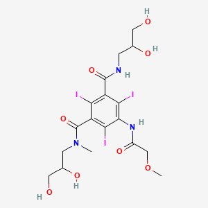 iopromid etkin maddesinin kimyasal yapı formülü (iopromid)