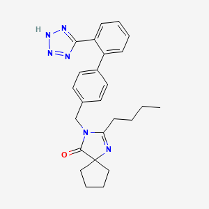 irbesartan etkin maddesinin kimyasal yapı formülü (irbesartan)