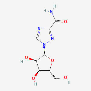 ribavirin etkin maddesinin kimyasal yapı formülü (ribavirin)