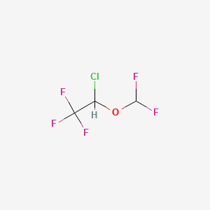 isoflurane etkin maddesinin kimyasal yapı formülü (isoflurane)