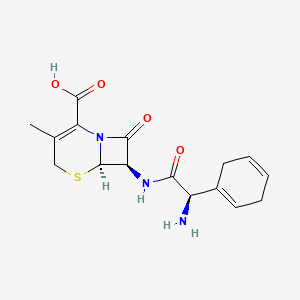 cephradine etkin maddesinin kimyasal yapı formülü (cephradine)