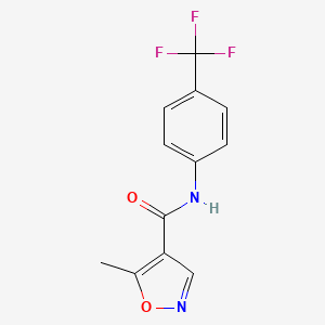 leflunomid etkin maddesinin kimyasal yapı formülü (leflunomide)
