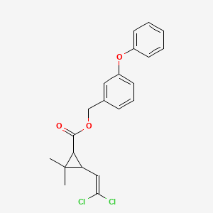 permetrin etkin maddesinin kimyasal yapı formülü (permetrin)