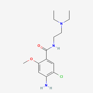 metoclopramide etkin maddesinin kimyasal yapı formülü (metoclopramide)