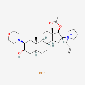 rocuronium bromide etkin maddesinin kimyasal yapı formülü (rocuronium bromide)