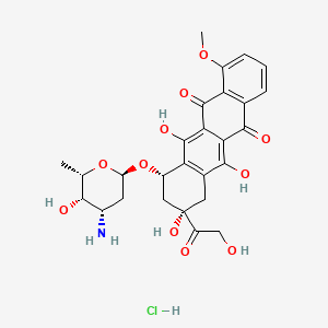 doksorubisin hcl etkin maddesinin kimyasal yapı formülü (doxorubicin hcl)