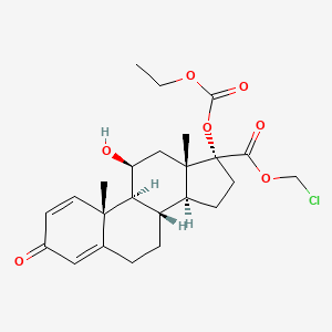 loteprednol etabonat etkin maddesinin kimyasal yapı formülü (loteprednol etabonate)