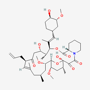 takrolimus etkin maddesinin kimyasal yapı formülü (tacrolimus)