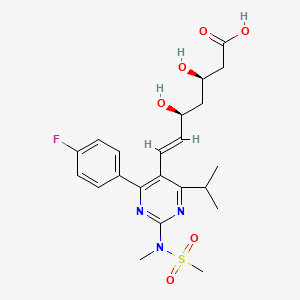 rosuvastatin etkin maddesinin kimyasal yapı formülü (rosuvastatin)