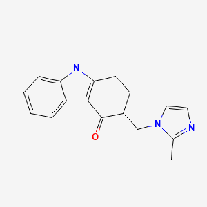 ondansetron hidroklorür dihidrat etkin maddesinin kimyasal yapı formülü (ondansetron)