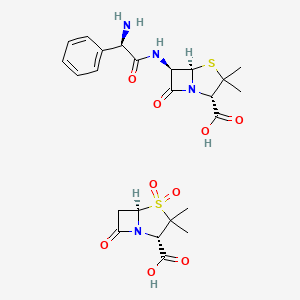 sultamisilin etkin maddesinin kimyasal yapı formülü (sultamisilin)