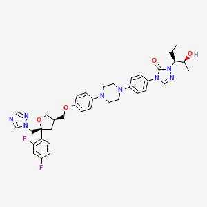 posakonazol etkin maddesinin kimyasal yapı formülü (posaconazol)