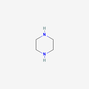 piperazine etkin maddesinin kimyasal yapı formülü (piperazine)