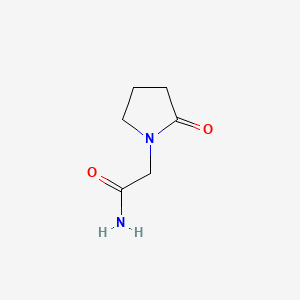 pirasetam etkin maddesinin kimyasal yapı formülü (piracetam)