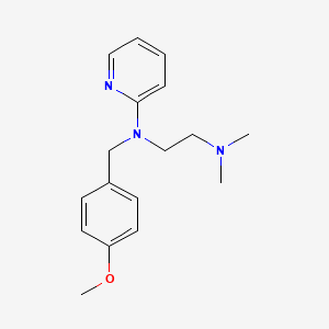 mepiramin maleat + lidokain hcl + dekspantenol etkin maddesinin kimyasal yapı formülü (mepiramine)