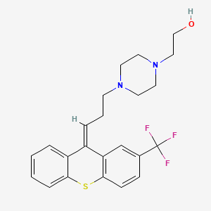 flupentiksol etkin maddesinin kimyasal yapı formülü (flupentixol)