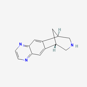 varenicline etkin maddesinin kimyasal yapı formülü (varenicline)