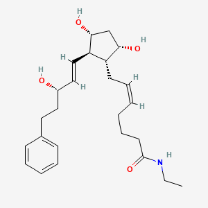 bimatoprost etkin maddesinin kimyasal yapı formülü (bimatoprost)