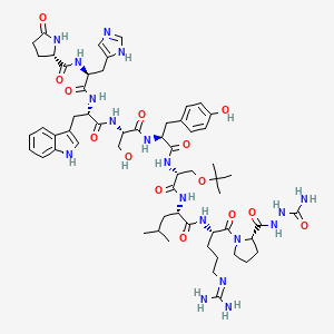 goserelin etkin maddesinin kimyasal yapı formülü (goserelin)