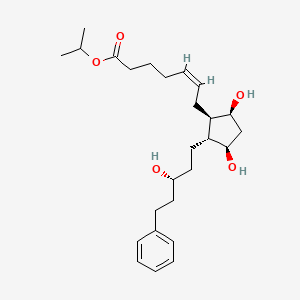 latanoprost etkin maddesinin kimyasal yapı formülü (latanoprost)