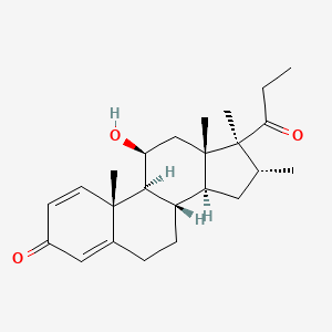 rimexolone etkin maddesinin kimyasal yapı formülü (rimexolone)