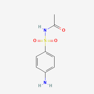 sülfasetamid + betamethazon etkin maddesinin kimyasal yapı formülü (sulfacetamide)