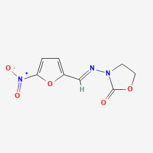 furazolidon etkin maddesinin kimyasal yapı formülü (furazolidon)