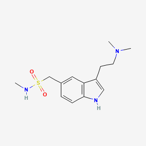 sumatriptan etkin maddesinin kimyasal yapı formülü (sumatriptan)