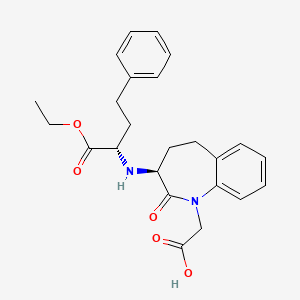 benazepril hidroklorür etkin maddesinin kimyasal yapı formülü (benazepril)