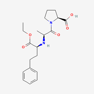 enalapril + hidroklorotiyazid etkin maddesinin kimyasal yapı formülü (enalapril)
