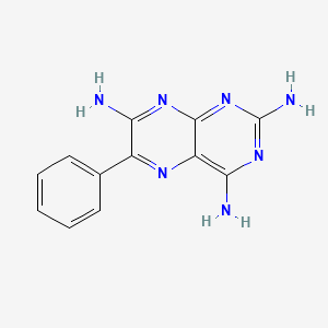 triamteren/hidroklorotiyazid etkin maddesinin kimyasal yapı formülü (triamteren)