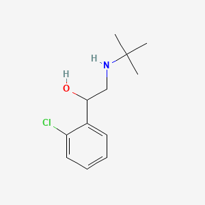tulobuterol etkin maddesinin kimyasal yapı formülü (tulobuterol)