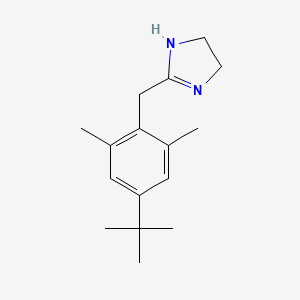 ksilometazolin + dekspantenol etkin maddesinin kimyasal yapı formülü (xylometazoline)