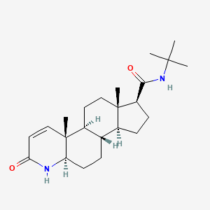 finasterid etkin maddesinin kimyasal yapı formülü (finasteride)