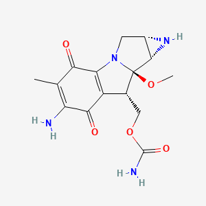 mitomycin etkin maddesinin kimyasal yapı formülü (mitomycin)